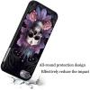AIRWEE Case for iPod Touch 5th/6th/7th Generation, Slim Fit Shockproof & Lightweight Durable Cover for Apple iPod Touch, Drop Protection Hard PC Shell for Women Girls Men, Crown Purple Skull view 4