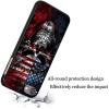 AIRWEE Case for iPod Touch 5th/6th/7th Generation, Slim Fit Shockproof & Lightweight Durable Cover for Apple iPod Touch, Drop Protection Hard PC Shell for Women Girls Men, Skeleton Flag view 4