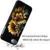 AIRWEE Case for iPod Touch 5th/6th/7th Generation, Slim Fit Shockproof & Lightweight Durable Cover for Apple iPod Touch, Drop Protection Hard PC Shell for Women Girls Men, Sunflower Butterfly view 4