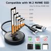 MAIWO M.2 NVMe SSD Docking Station, USB-C to USB-A PCIe SSD Dock Reader, USB3.2 GEN2x1 10Gbps Speed with UASP Trim, 4TB Capacity, Tool Free, Plug and Play view 2