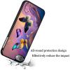 AIRWEE Case for iPod Touch 5th/6th/7th Generation, Slim Fit Shockproof & Lightweight Durable Cover for Apple iPod Touch, Drop Protection Hard PC Shell for Women Girls Men, Colorful Butterfly view 4