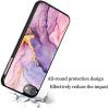 AIRWEE Case for iPod Touch 5th/6th/7th Generation, Slim Fit Shockproof & Lightweight Durable Cover for Apple iPod Touch, Drop Protection Hard PC Shell for Women Girls Men, Pink Marble view 4
