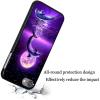 AIRWEE Case for iPod Touch 5th/6th/7th Generation, Slim Fit Shockproof & Lightweight Durable Cover for Apple iPod Touch, Drop Protection Hard PC Shell for Women Girls Men, Dolphin Under Purple Moon view 4