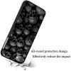 AIRWEE Case for iPod Touch 5th/6th/7th Generation, Slim Fit Shockproof & Lightweight Durable Cover for Apple iPod Touch, Drop Protection Hard PC Shell for Women Girls Men, Dark Skull view 4