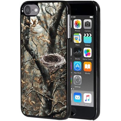 AIRWEE Case for iPod Touch 5th/6th/7th Generation, Slim Fit Shockproof & Lightweight Durable Cover for Apple iPod Touch, Drop Protection Hard PC Shell for Women Girls Men, Dead Tree Bird's Nest