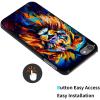 AIRWEE Case for iPod Touch 5th/6th/7th Generation, Slim Fit Shockproof & Lightweight Durable Cover for Apple iPod Touch, Drop Protection Hard PC Shell for Women Girls Men, Lion view 3