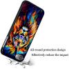 AIRWEE Case for iPod Touch 5th/6th/7th Generation, Slim Fit Shockproof & Lightweight Durable Cover for Apple iPod Touch, Drop Protection Hard PC Shell for Women Girls Men, Lion view 4