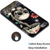 AIRWEE Case for iPod Touch 5th/6th/7th Generation, Slim Fit Shockproof & Lightweight Durable Cover for Apple iPod Touch, Drop Protection Hard PC Shell for Women Girls Men, Mushroom Skull view 3