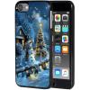 AIRWEE Case for iPod Touch 5th/6th/7th Generation, Slim Fit Shockproof & Lightweight Durable Cover for Apple iPod Touch, Drop Protection Hard PC Shell for Women Girls Men, Winter Snowman view 1