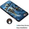 AIRWEE Case for iPod Touch 5th/6th/7th Generation, Slim Fit Shockproof & Lightweight Durable Cover for Apple iPod Touch, Drop Protection Hard PC Shell for Women Girls Men, Winter Snowman view 3