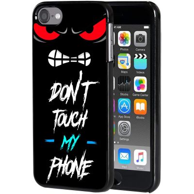 AIRWEE Case for iPod Touch 5th/6th/7th Generation, Slim Fit Shockproof & Lightweight Durable Cover for Apple iPod Touch, Drop Protection Hard PC Shell for Women Girls Men, Red Eyes