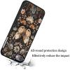 AIRWEE Case for iPod Touch 5th/6th/7th Generation, Slim Fit Shockproof & Lightweight Durable Cover for Apple iPod Touch, Drop Protection Hard PC Shell for Women Girls Men, Flower Moth view 4
