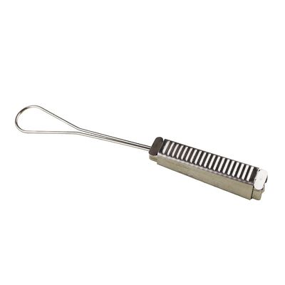 2 Pieces 201 Stainless Steel Drop Fiber Cable Clamp Wedge Type Tension Clamp Drop Fiber Cable Wire Self-Locking Adjustable Fix Fastener