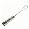 2 Pieces 201 Stainless Steel Drop Fiber Cable Clamp Wedge Type Tension Clamp Drop Fiber Cable Wire Self-Locking Adjustable Fix Fastener view 3