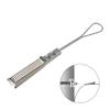 2 Pieces 201 Stainless Steel Drop Fiber Cable Clamp Wedge Type Tension Clamp Drop Fiber Cable Wire Self-Locking Adjustable Fix Fastener view 4