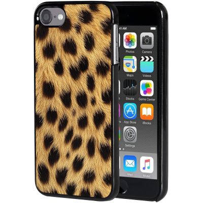 AIRWEE Case for iPod Touch 5th/6th/7th Generation, Slim Fit Shockproof & Lightweight Durable Cover for Apple iPod Touch, Drop Protection Hard PC Shell for Women Girls Men, Leopard
