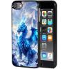 AIRWEE Case for iPod Touch 5th/6th/7th Generation, Slim Fit Shockproof & Lightweight Durable Cover for Apple iPod Touch, Drop Protection Hard PC Shell for Women Girls Men, Blue Cool Dragon view 1