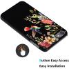 AIRWEE Case for iPod Touch 5th/6th/7th Generation, Slim Fit Shockproof & Lightweight Durable Cover for Apple iPod Touch, Drop Protection Hard PC Shell for Women Girls Men, Hummingbird Flowers view 3