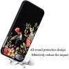 AIRWEE Case for iPod Touch 5th/6th/7th Generation, Slim Fit Shockproof & Lightweight Durable Cover for Apple iPod Touch, Drop Protection Hard PC Shell for Women Girls Men, Hummingbird Flowers view 4