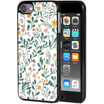 AIRWEE Case for iPod Touch 5th/6th/7th Generation, Slim Fit Shockproof & Lightweight Durable Cover for Apple iPod Touch, Drop Protection Hard PC Shell for Women Girls Men, Wildflowers