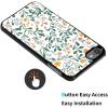 AIRWEE Case for iPod Touch 5th/6th/7th Generation, Slim Fit Shockproof & Lightweight Durable Cover for Apple iPod Touch, Drop Protection Hard PC Shell for Women Girls Men, Wildflowers view 3