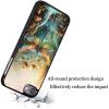 AIRWEE Case for iPod Touch 5th/6th/7th Generation, Slim Fit Shockproof & Lightweight Durable Cover for Apple iPod Touch, Drop Protection Hard PC Shell for Women Girls Men, Glow Dragonfly view 4