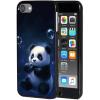 AIRWEE Case for iPod Touch 5th/6th/7th Generation, Slim Fit Shockproof & Lightweight Durable Cover for Apple iPod Touch, Drop Protection Hard PC Shell for Women Girls Men, Kawaii Panda view 1