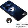 AIRWEE Case for iPod Touch 5th/6th/7th Generation, Slim Fit Shockproof & Lightweight Durable Cover for Apple iPod Touch, Drop Protection Hard PC Shell for Women Girls Men, Kawaii Panda view 3
