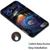 AIRWEE Case for iPod Touch 5th/6th/7th Generation, Slim Fit Shockproof & Lightweight Durable Cover for Apple iPod Touch, Drop Protection Hard PC Shell for Women Girls Men, Fantasy Forest Wolf view 3