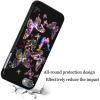 AIRWEE Case for iPod Touch 5th/6th/7th Generation, Slim Fit Shockproof & Lightweight Durable Cover for Apple iPod Touch, Drop Protection Hard PC Shell for Women Girls Men, Colorful Glowing Butterfly view 4