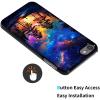 AIRWEE Case for iPod Touch 5th/6th/7th Generation, Slim Fit Shockproof & Lightweight Durable Cover for Apple iPod Touch, Drop Protection Hard PC Shell for Women Girls Men, Galaxy Forest view 3