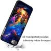 AIRWEE Case for iPod Touch 5th/6th/7th Generation, Slim Fit Shockproof & Lightweight Durable Cover for Apple iPod Touch, Drop Protection Hard PC Shell for Women Girls Men, Galaxy Forest view 4