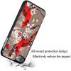 AIRWEE Case for iPod Touch 5th/6th/7th Generation, Slim Fit Shockproof & Lightweight Durable Cover for Apple iPod Touch, Drop Protection Hard PC Shell for Women Girls Men, Plum Red Bird view 4