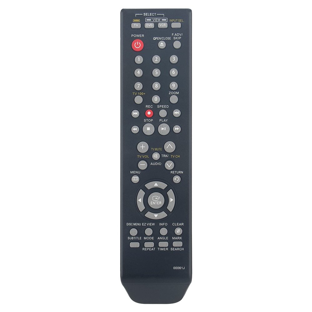 00061J Replaced Remote fit for Samsung DVD VCR Combo DVDV9800XAA DVD-V9800M DVD-V8650 DVDV9800 DVDV9700 DVD-V9800 DVD-V9700