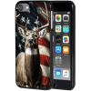 AIRWEE Case for iPod Touch 5th/6th/7th Generation, Slim Fit Shockproof & Lightweight Durable Cover for Apple iPod Touch, Drop Protection Hard PC Shell for Women Girls Men, Flag Deer view 1