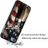 AIRWEE Case for iPod Touch 5th/6th/7th Generation, Slim Fit Shockproof & Lightweight Durable Cover for Apple iPod Touch, Drop Protection Hard PC Shell for Women Girls Men, Flag Deer view 4