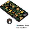 AIRWEE Case for iPod Touch 5th/6th/7th Generation, Slim Fit Shockproof & Lightweight Durable Cover for Apple iPod Touch, Drop Protection Hard PC Shell for Women Girls Men, Golden Mushroom view 3