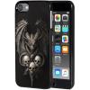 AIRWEE Case for iPod Touch 5th/6th/7th Generation, Slim Fit Shockproof & Lightweight Durable Cover for Apple iPod Touch, Drop Protection Hard PC Shell for Women Girls Men, Skull Dragon view 1