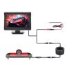 170 Wide Angle Car Brake Light Reverse Camera with 4.3-inch Car Monitor Compatible with Fiat Ducato Peugeot Boxer Citroen Jumper(Silver) view 1