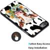 AIRWEE Case for iPod Touch 5th/6th/7th Generation, Slim Fit Shockproof & Lightweight Durable Cover for Apple iPod Touch, Drop Protection Hard PC Shell for Women Girls Men, Leopard Cow view 3
