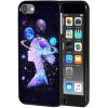 AIRWEE Case for iPod Touch 5th/6th/7th Generation, Slim Fit Shockproof & Lightweight Durable Cover for Apple iPod Touch, Drop Protection Hard PC Shell for Women Girls Men, Starry Beautiful Girl view 1