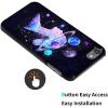 AIRWEE Case for iPod Touch 5th/6th/7th Generation, Slim Fit Shockproof & Lightweight Durable Cover for Apple iPod Touch, Drop Protection Hard PC Shell for Women Girls Men, Starry Beautiful Girl view 3