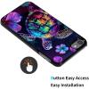 AIRWEE Case for iPod Touch 5th/6th/7th Generation, Slim Fit Shockproof & Lightweight Durable Cover for Apple iPod Touch, Drop Protection Hard PC Shell for Women Girls Men, Colorful Turtle view 3