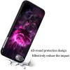 AIRWEE Case for iPod Touch 5th/6th/7th Generation, Slim Fit Shockproof & Lightweight Durable Cover for Apple iPod Touch, Drop Protection Hard PC Shell for Women Girls Men, Purple Roses view 4
