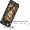 AIRWEE Case for iPod Touch 5th/6th/7th Generation, Slim Fit Shockproof & Lightweight Durable Cover for Apple iPod Touch, Drop Protection Hard PC Shell for Women Girls Men, Cute Cat Flowers view 4