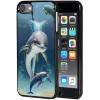 AIRWEE Case for iPod Touch 5th/6th/7th Generation, Slim Fit Shockproof & Lightweight Durable Cover for Apple iPod Touch, Drop Protection Hard PC Shell for Women Girls Men, Dolphin view 1
