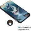 AIRWEE Case for iPod Touch 5th/6th/7th Generation, Slim Fit Shockproof & Lightweight Durable Cover for Apple iPod Touch, Drop Protection Hard PC Shell for Women Girls Men, Dolphin view 3