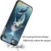 AIRWEE Case for iPod Touch 5th/6th/7th Generation, Slim Fit Shockproof & Lightweight Durable Cover for Apple iPod Touch, Drop Protection Hard PC Shell for Women Girls Men, Dolphin view 4