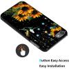 AIRWEE Case for iPod Touch 5th/6th/7th Generation, Slim Fit Shockproof & Lightweight Durable Cover for Apple iPod Touch, Drop Protection Hard PC Shell for Women Girls Men, Sunflower Bird view 3
