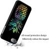 AIRWEE Case for iPod Touch 5th/6th/7th Generation, Slim Fit Shockproof & Lightweight Durable Cover for Apple iPod Touch, Drop Protection Hard PC Shell for Women Girls Men, Pineapple view 4